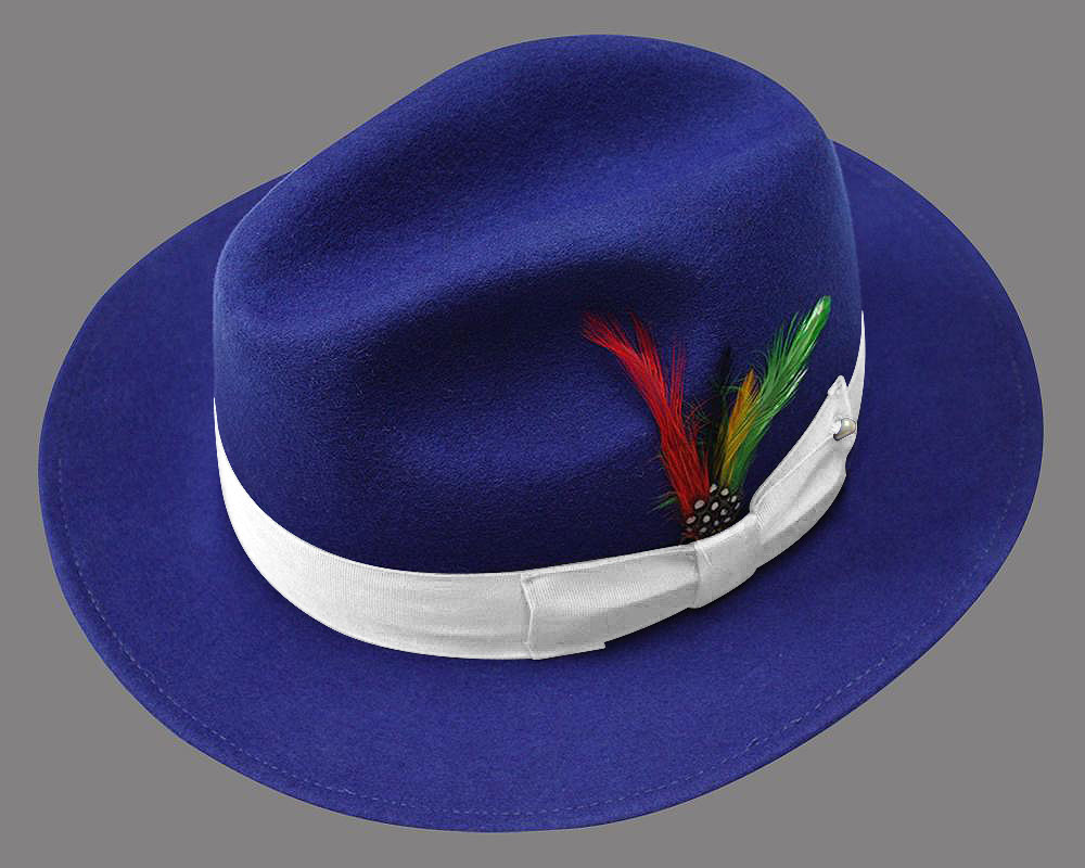 UNTOUCHABLE HAT-FEDORA-ROYAL-WHITE