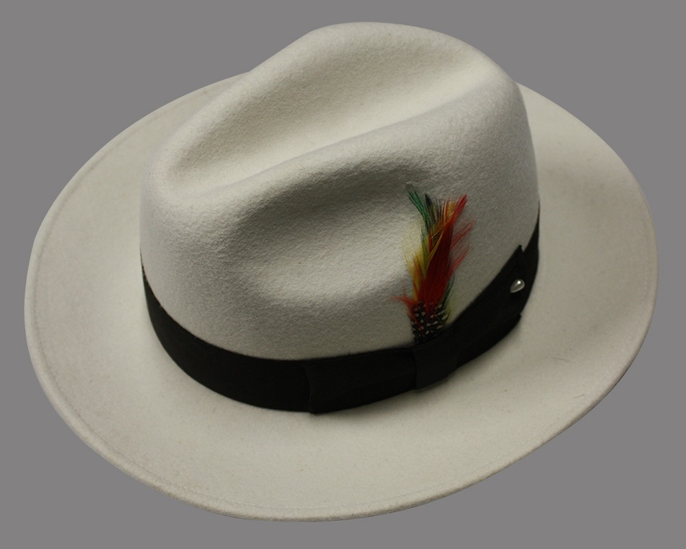 UNTOUCHABLE HAT-FEDORA-OFFWHITE